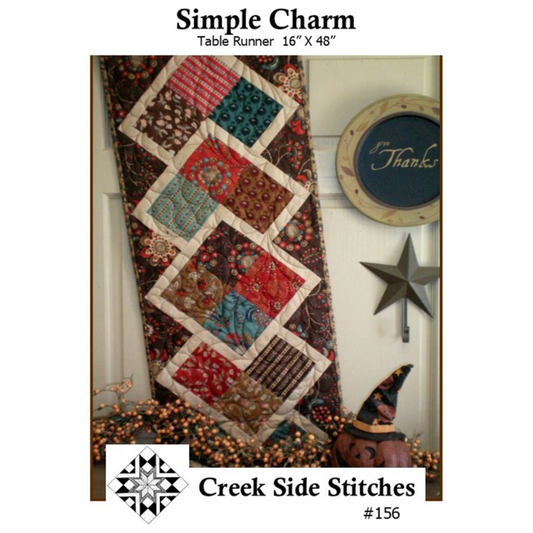 Creek Side Stitches ~ Simple Charms Table Runner