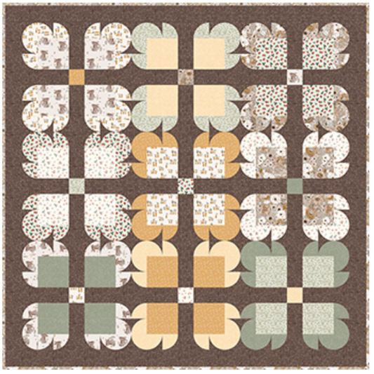 Holly Clark Design ~ Teddy Bear Paw Quilt Kit
