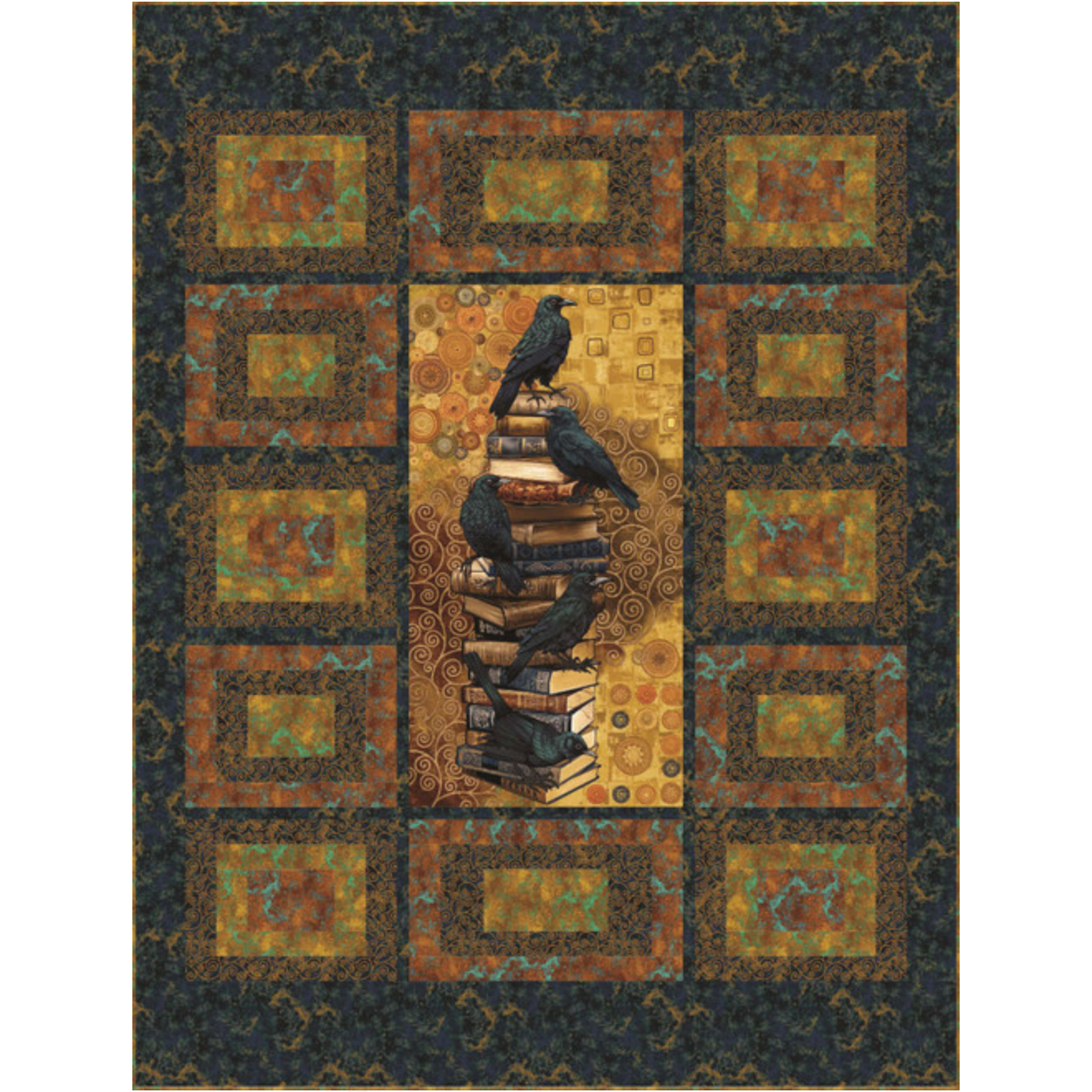 Crane Designs ~ Crow Tales Quilt Kit