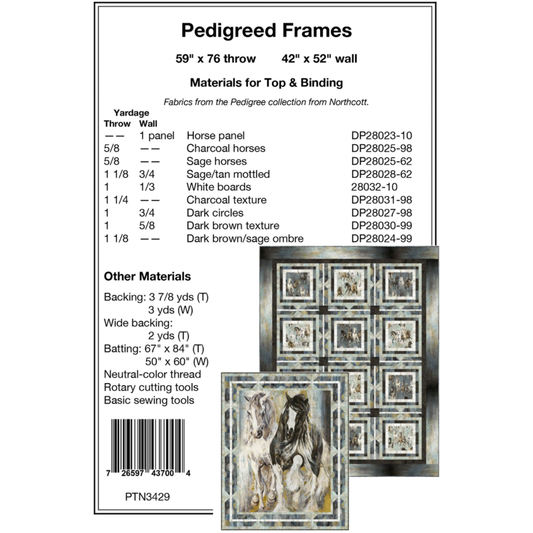 Pine Tree Country Quilts ~ Pedigree Frames Quilt Kit