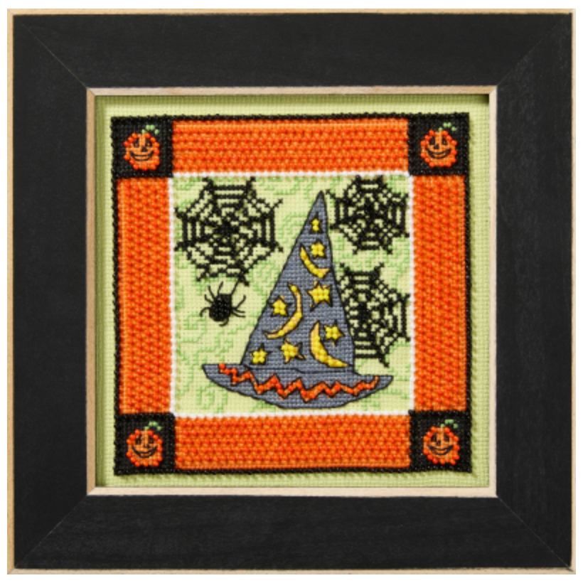 Debbie Mumm | Fright Night 2025 Cross Stitch Kit - Witch Hat