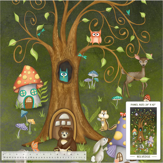 Enchanted Woods ~ Panel ~ 54519DP-1 Forest