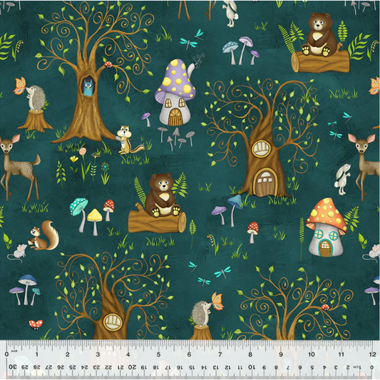 Enchanted Woods ~ Into the Woods ~ 54520-3 Dark Teal