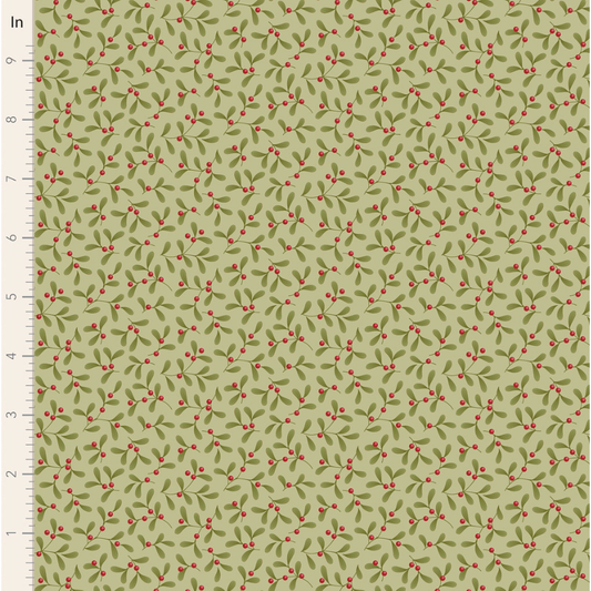 Tilda ~ Merry Little Christmas ~ Mistletoe ~ TIL100633 Pistachio