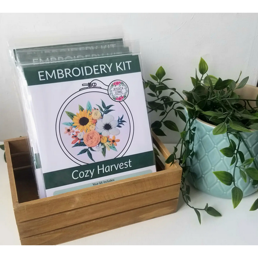 Jessica Long Embroidery | Cozy Harvest Beginner Embroidery Kit