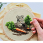 Jessica Long Embroidery | Garden Mouse Embroidery Kit