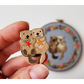 Jessica Long Embroidery | Sea Otters Enamel Needle Minder