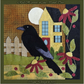 Crane Design ~ Red Harvest Lane Wool Applique Pattern