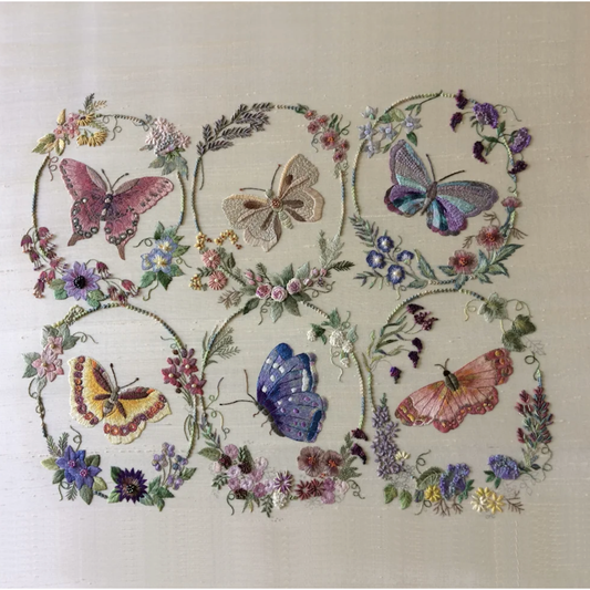 Roseworks Embroidery Designs | Butterfly Carnival Embroidery Pattern