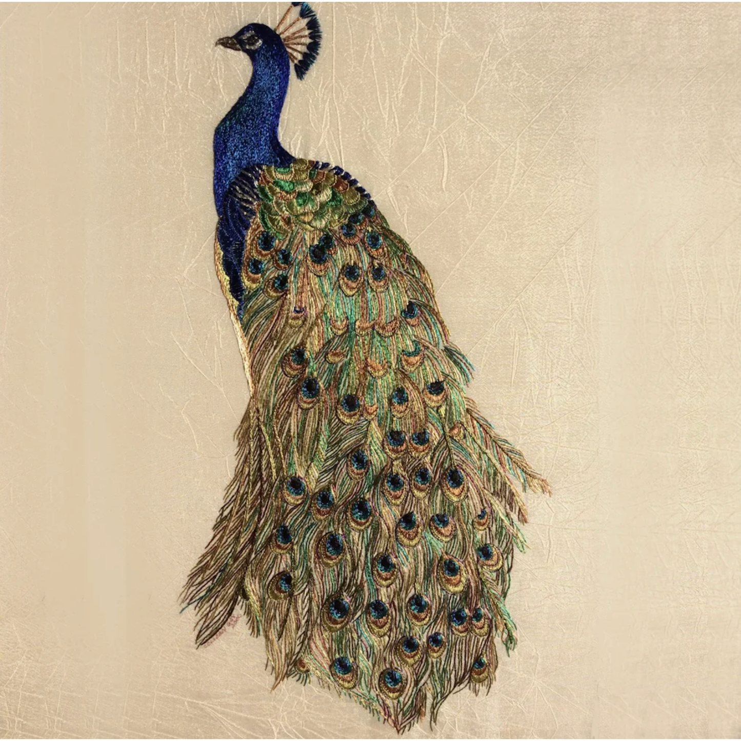 Roseworks Embroidery Designs | Peacock Embroidery Pattern