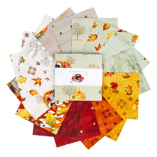 Covered Bridges in Fall ~ 5" Stacker ~ 5-16210-42