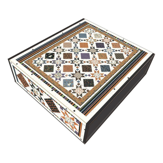 Trick or Treat ~ Stars and Windows Boxed Quilt Kit ~ KT-15960