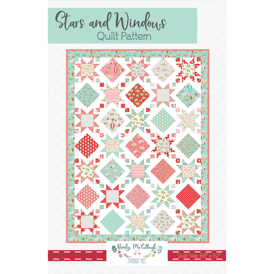 Beverly McCullough ~ Stars and Windows Quilt ~ P138-STARSANDWINDOWS