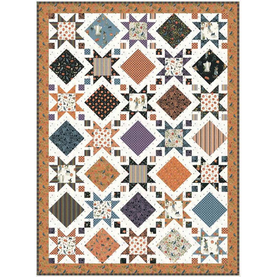 Beverly McCullough ~ Stars and Windows Quilt ~ P138-STARSANDWINDOWS