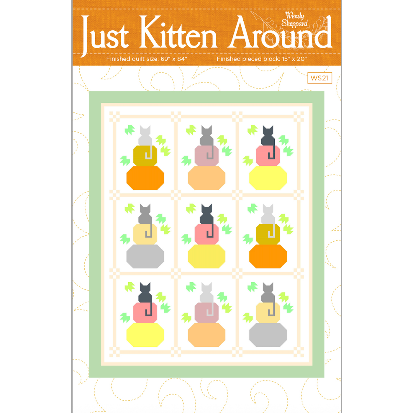 Wendy Sheppard ~ Just Kitten Around ~ P180-JUSTKITTENAROUND