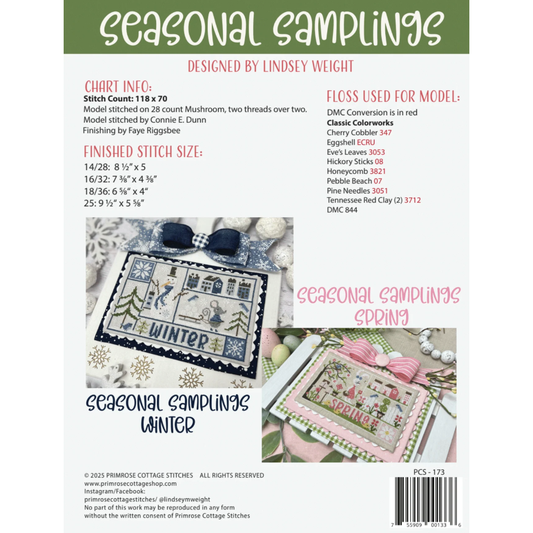 Primrose Cottage  | Seasonal Sampling - Summer