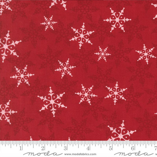 Winter Friends ~ Falling Snow ~ 56134 17 Berry Red