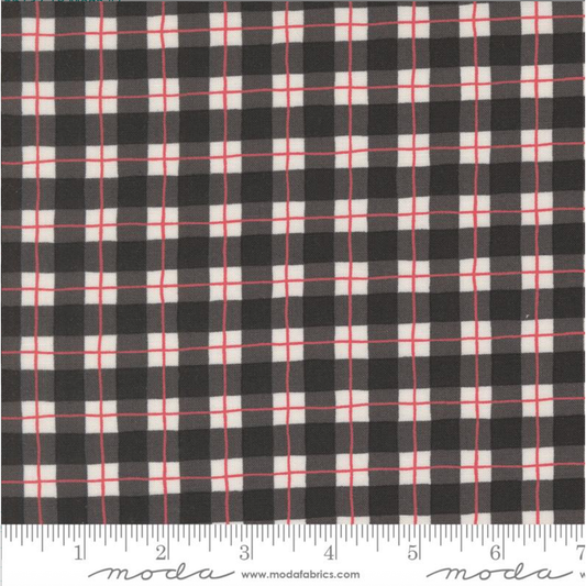 Winter Friends ~ Winter Plaid ~ 56137 18 Charcoal Black