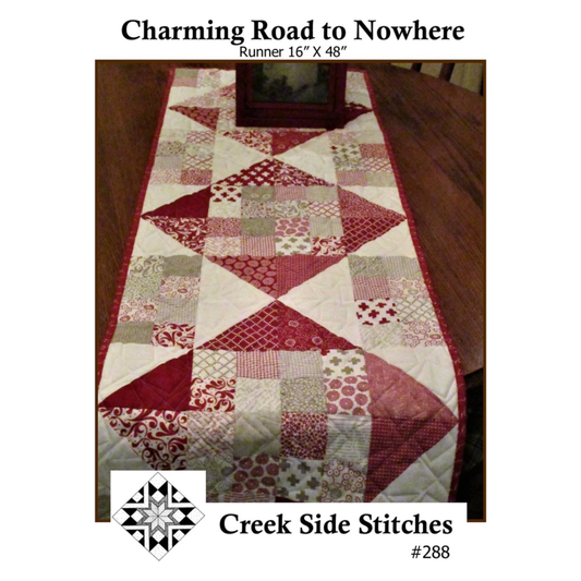 Creek Side Stitches ~ Charming Road to Nowhere Table Runner