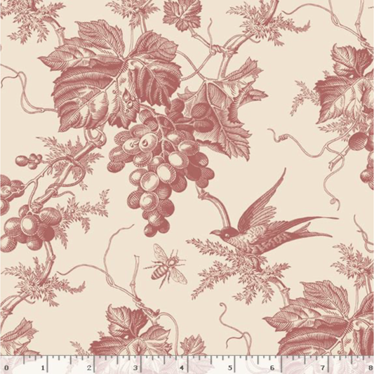 Summer House ~ Toile ~ R521296D ROSE