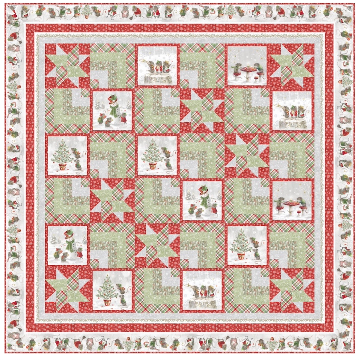 Pine Tree Country Quilts ~ Cabin Stars Quilt Kit