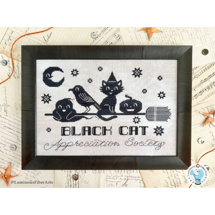 Luminous Fiber Arts | Black Cat Appreciation Society