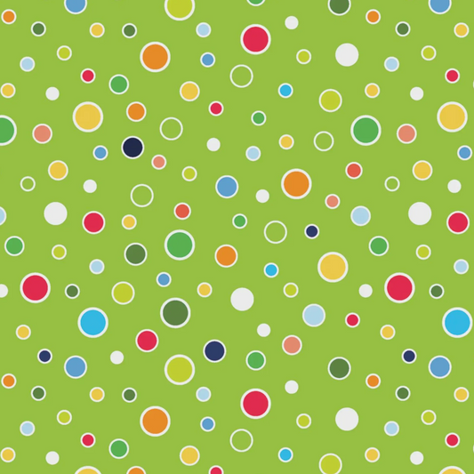 Rainforest Glow ~ Glowing Dots 14896G-43 Lime Green