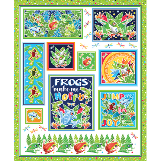 Rainforest Glow ~ Rainforest Glow Panel 14890G-99 Multi