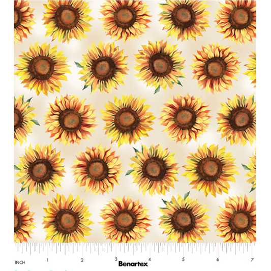 Give Thanks ~ Sunflower Dot 14941-07 Cream