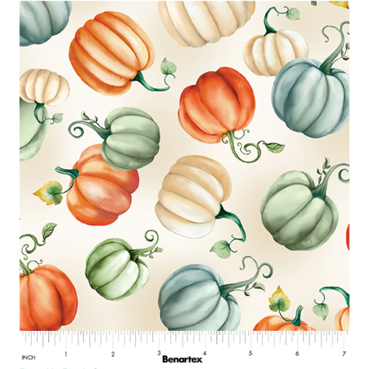 Give Thanks ~ Pumpkin Patch 14943-07 Cream