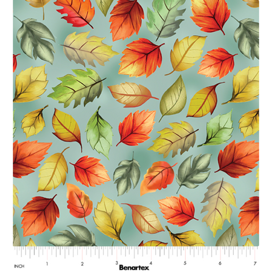 Give Thanks ~ Harvest Leaves 14936-43 Sage