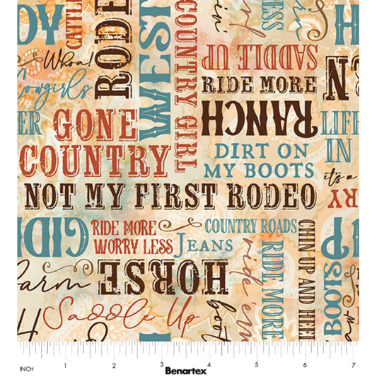 Gone Country ~ Words 14800-99 Multi