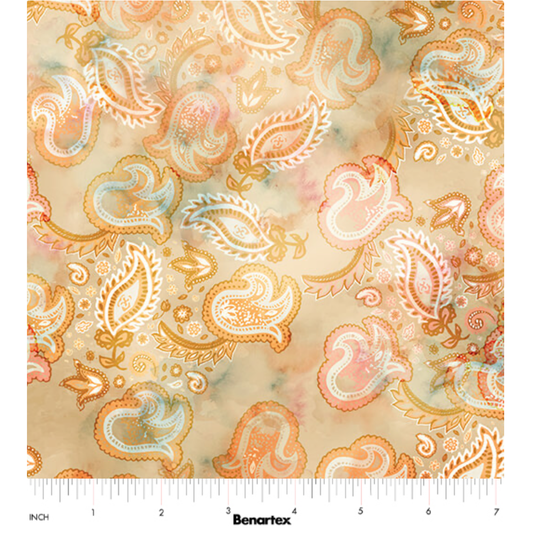Gone Country ~ Paisley 14804-73 Buff