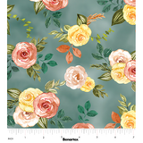 Gone Country ~ Floral 14805-84 Teal