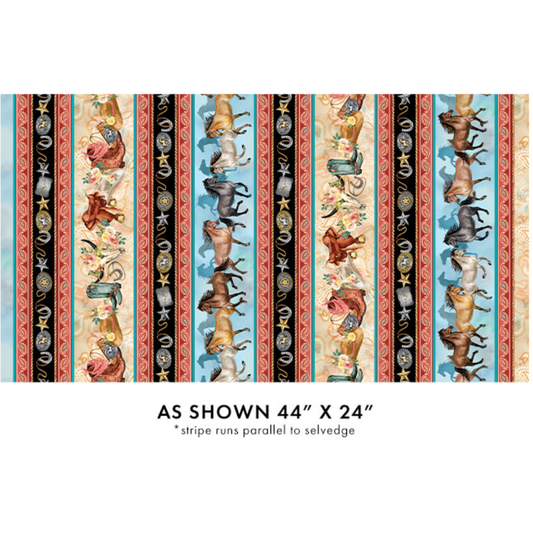 Gone Country ~ Stripe 14806-99 Multi