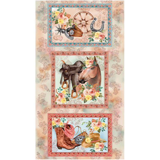 Gone Country ~ Panel 14795-99 Multi