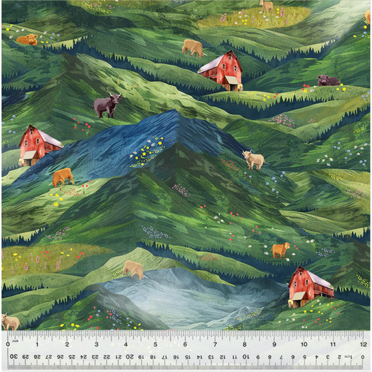 Highland Hooves ~ Little Hoof Hills 54460-2 Pasture