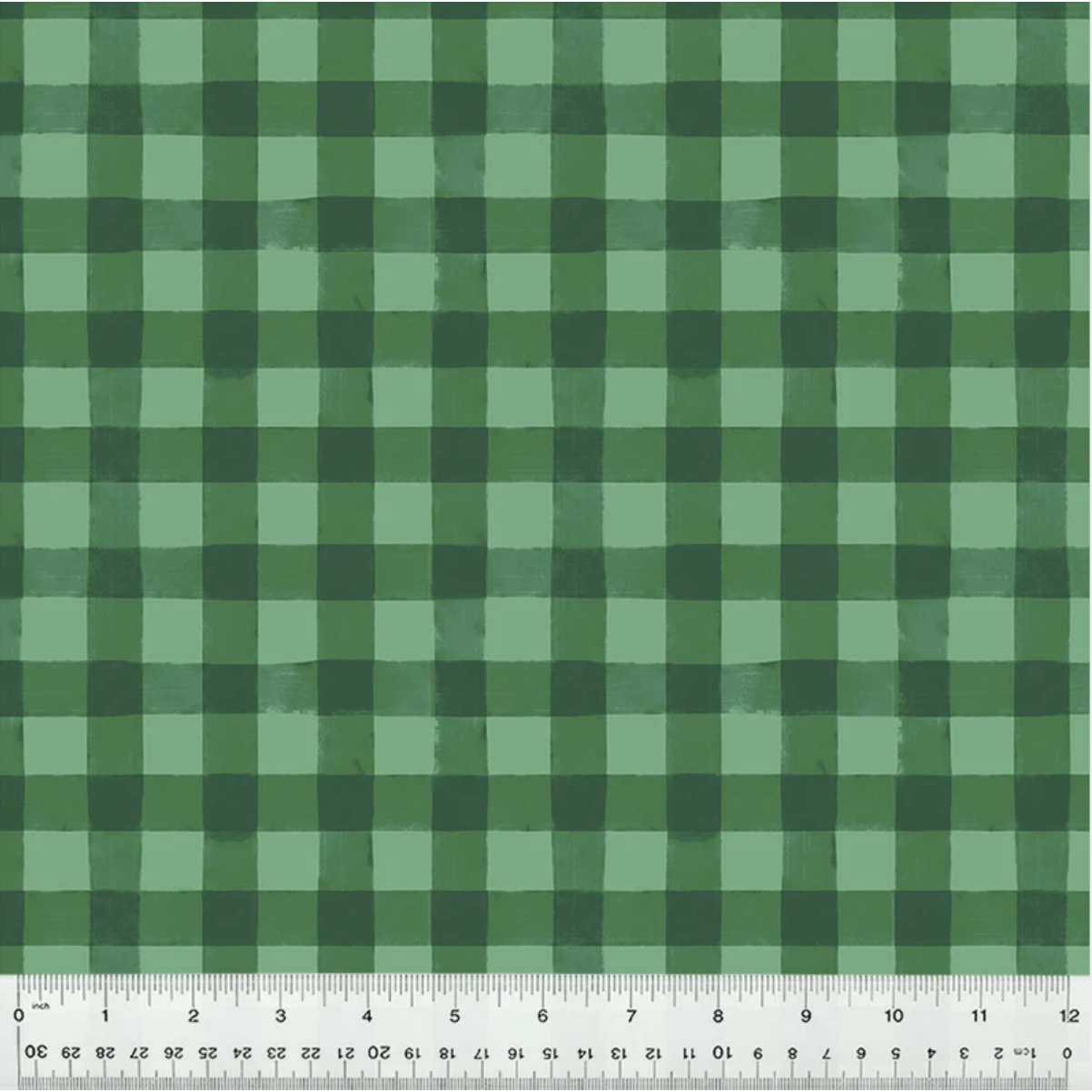 Highland Hooves ~ Picnic Plaid 54463-5 Grassland