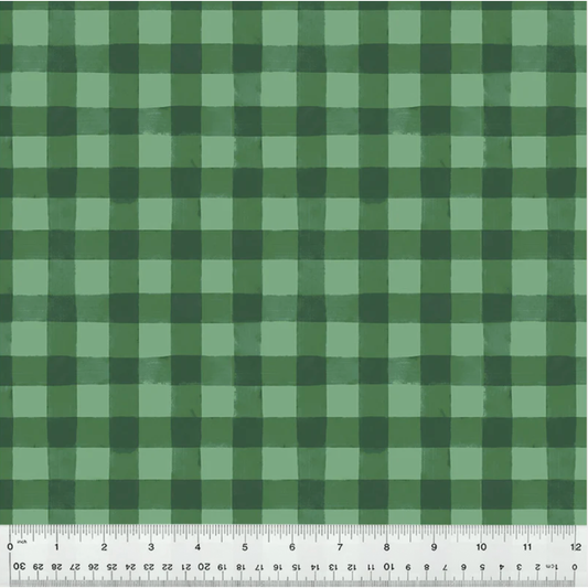 Highland Hooves ~ Picnic Plaid 54463-5 Grassland