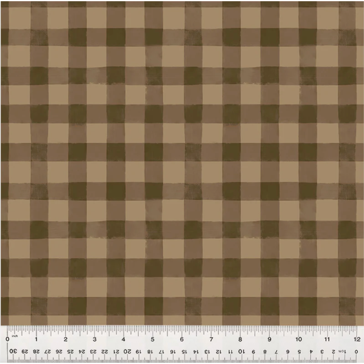 Highland Hooves ~ Picnic Plaid 54463-4 Timber