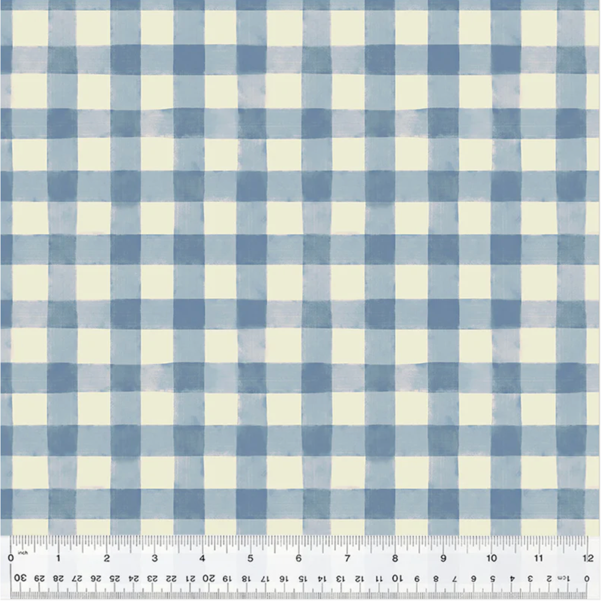 Highland Hooves ~ Picnic Plaid 54463-8 Cornflower