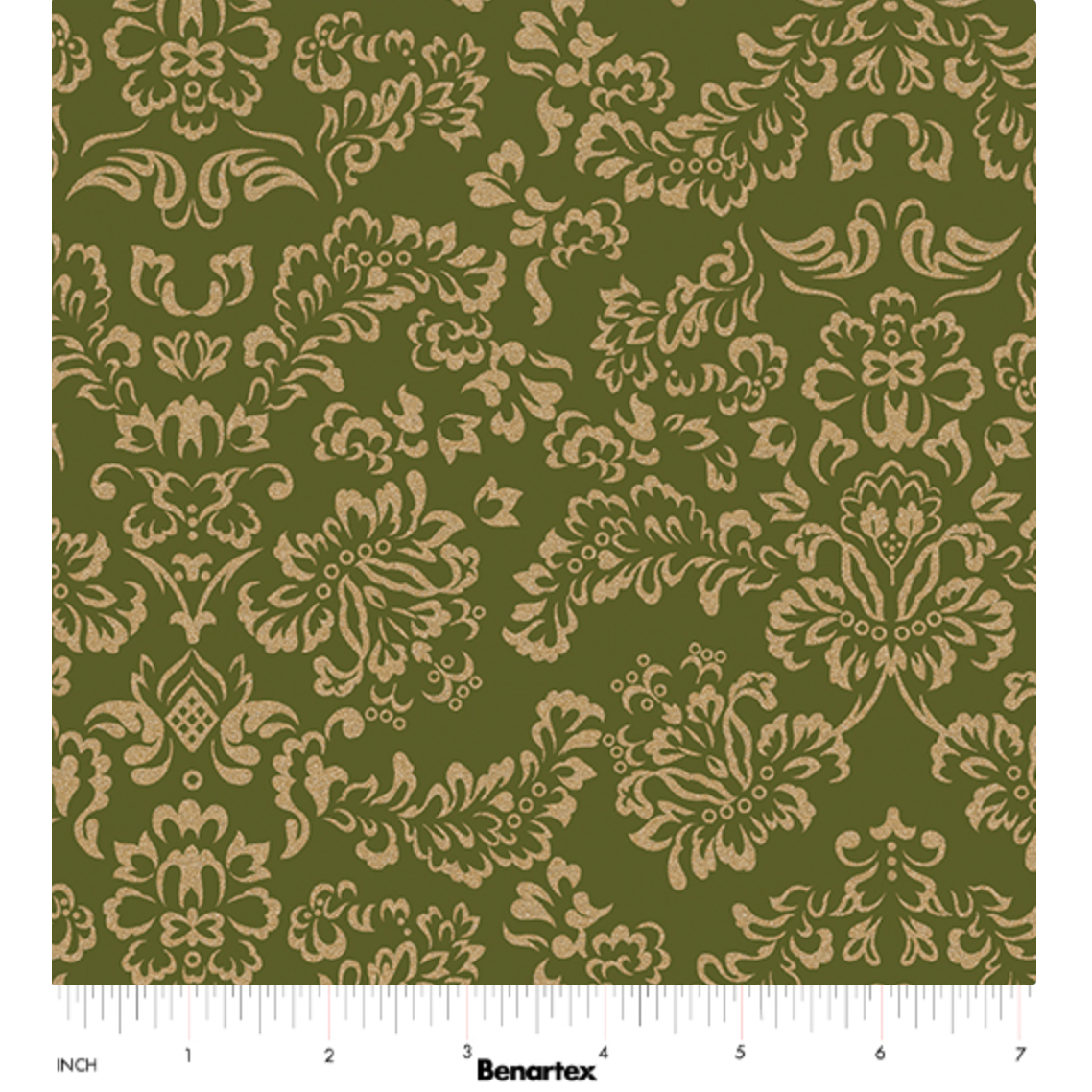 Harvest Keepsakes ~ Elegant Filigree 14744M-43 Olive Green