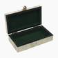 6-1/4" Mermaid w/ Goddess Juno Engraved Bone Decorative Needlework Box