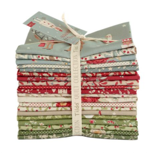 Tilda ~ Merry Little Christmas ~ Fat Quarter 20pcs TIL300247