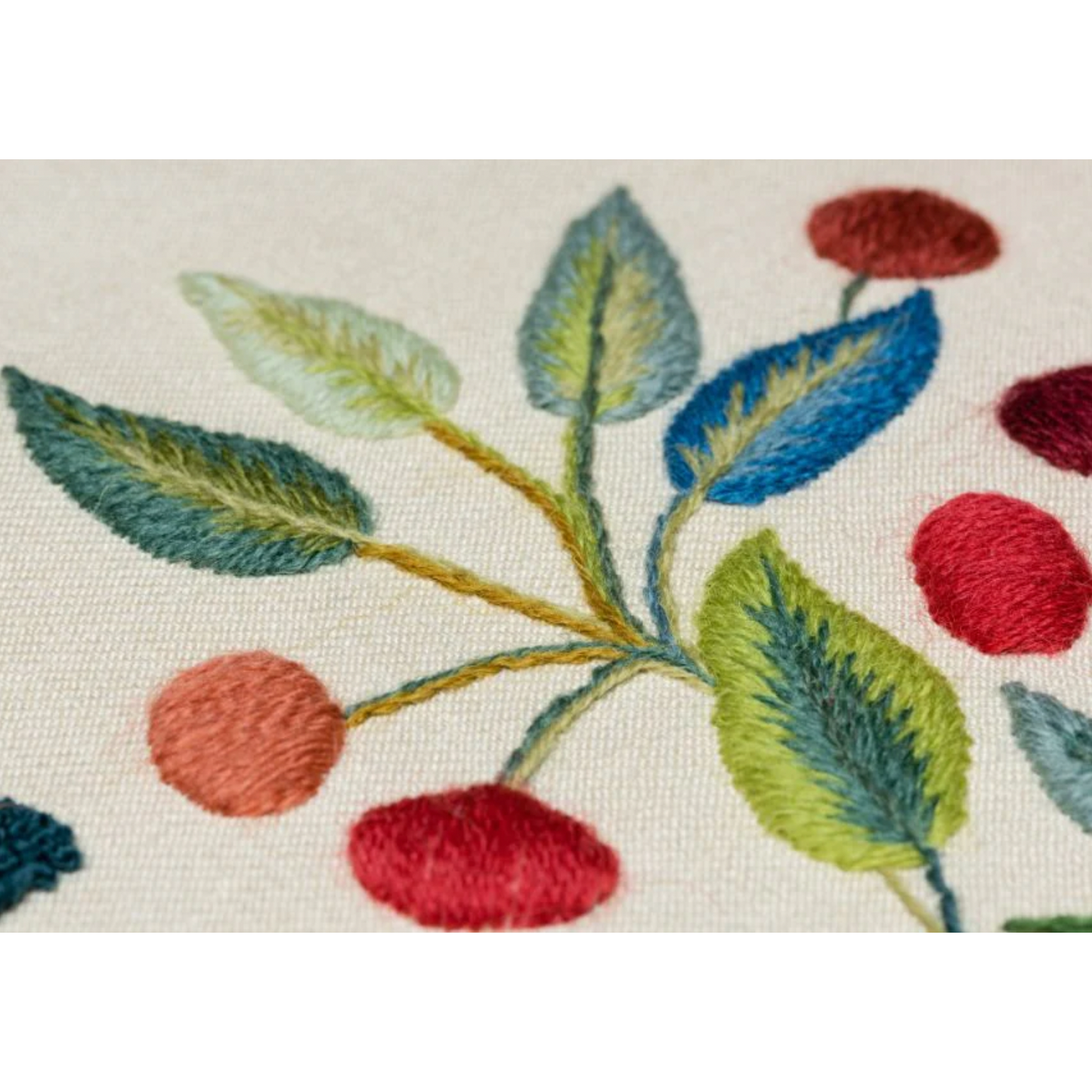 The Crewel Work Company | Gawthorpe Cherry Tree Crewel Embroidery Kit