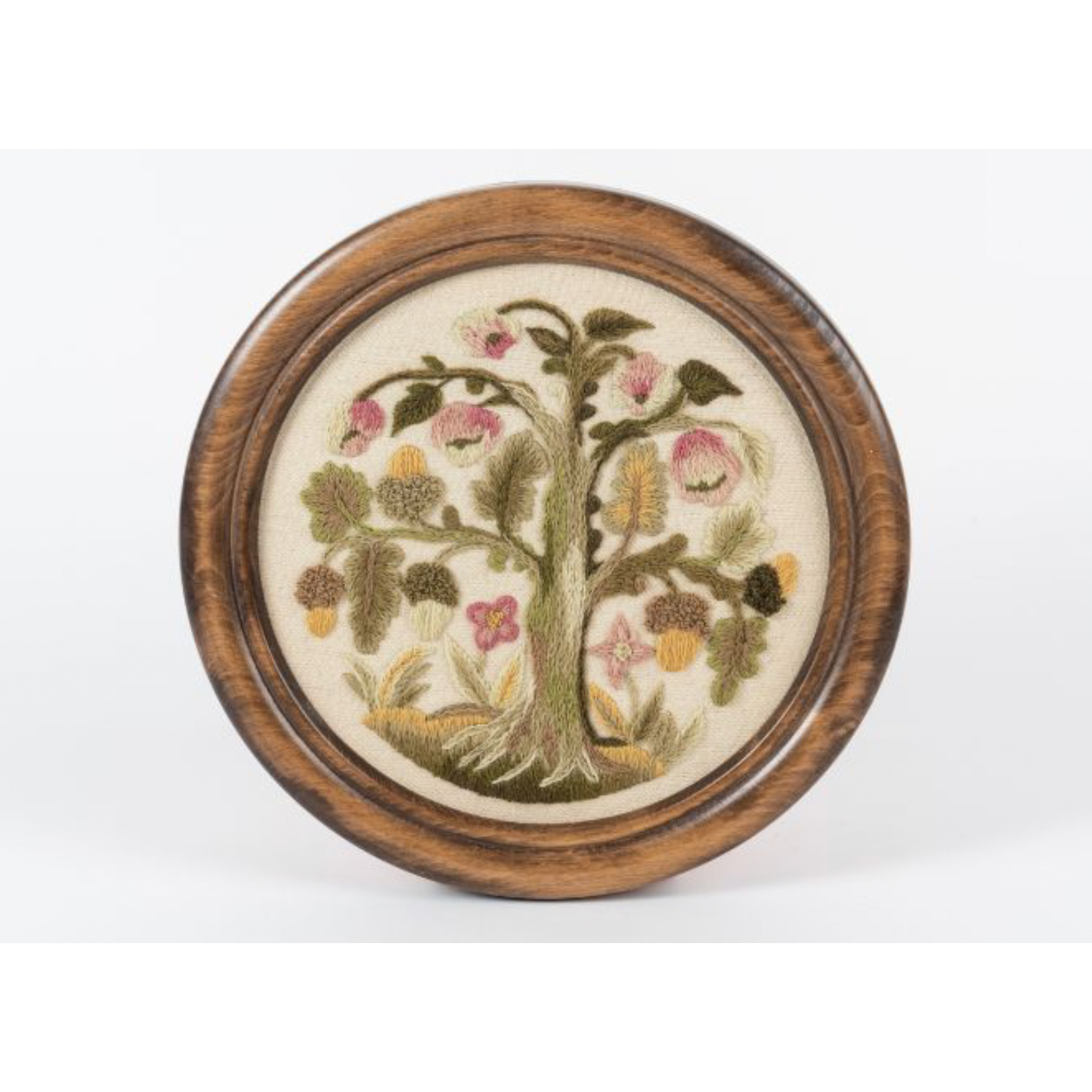 The Crewel Work Company | Elizabethan Oakapple Tree Kit Crewel Embroidery Kit