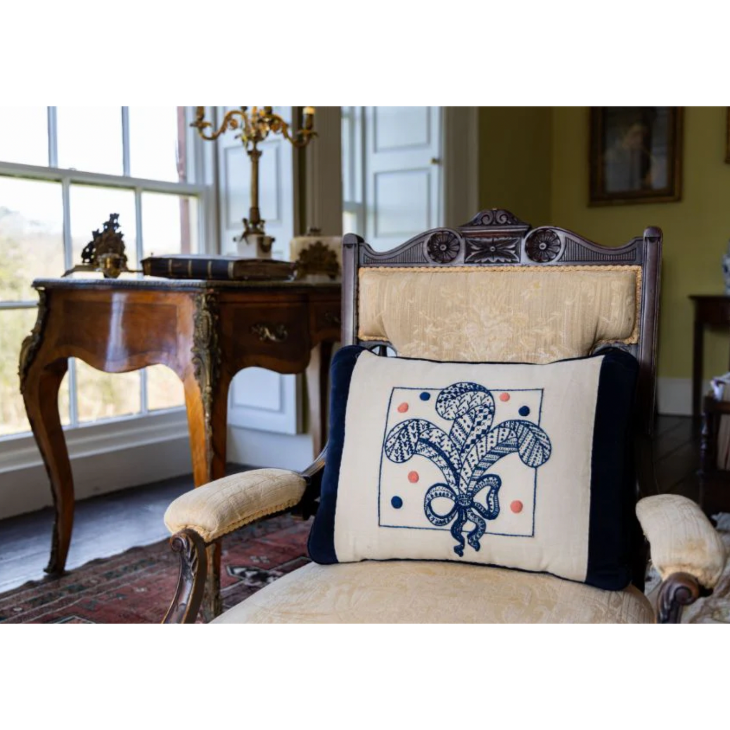 The Crewel Work Company | Dunollie Feathers Kit Crewel Embroidery Kit