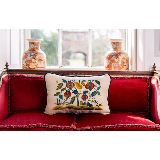 The Crewel Work Company | Gawthorpe Pomegranate Crewel Embroidery Kit