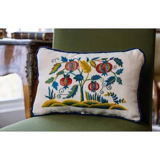 The Crewel Work Company | Gawthorpe Pomegranate Crewel Embroidery Kit
