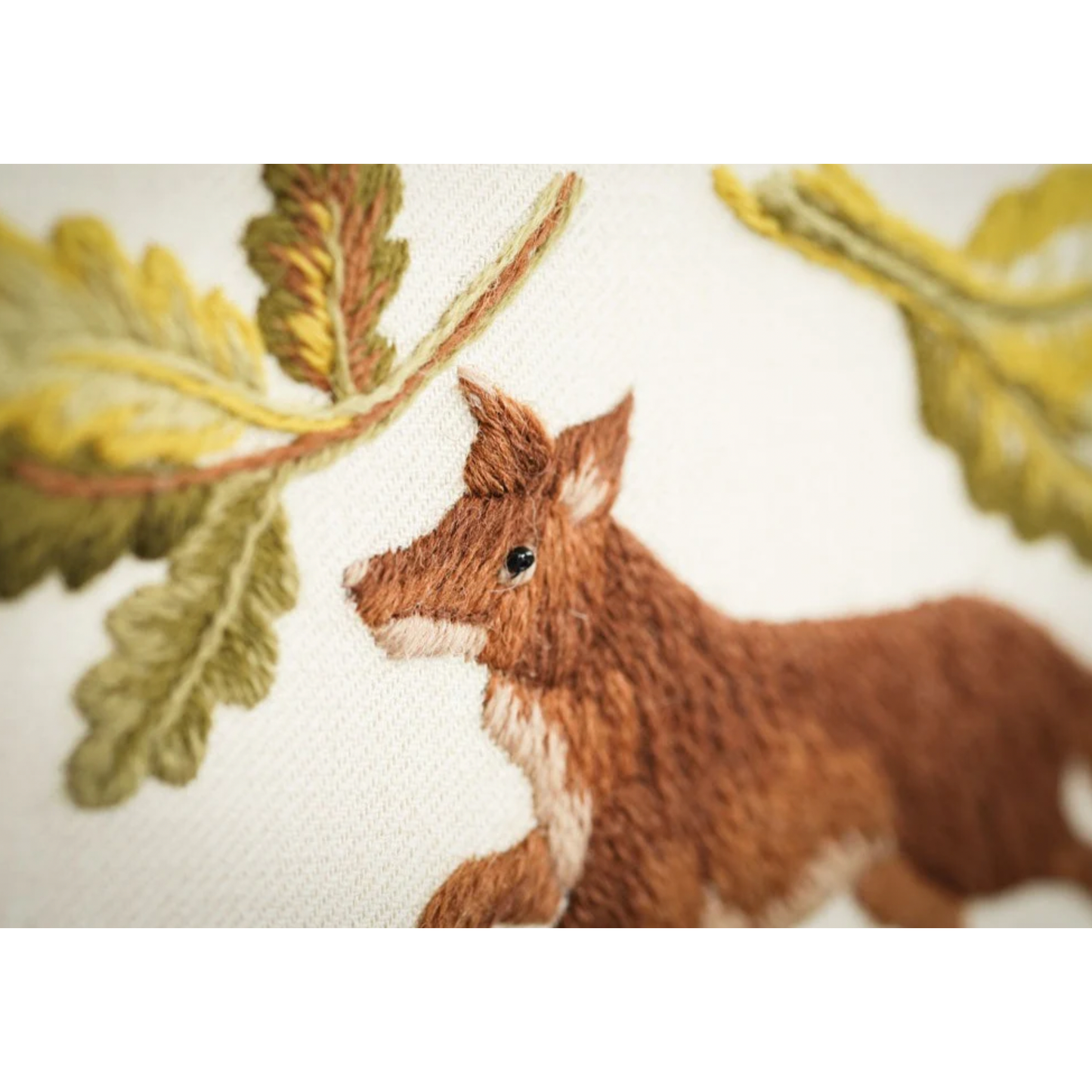 The Crewel Work Company | Ophelia's Fox Crewel Embroidery Kit